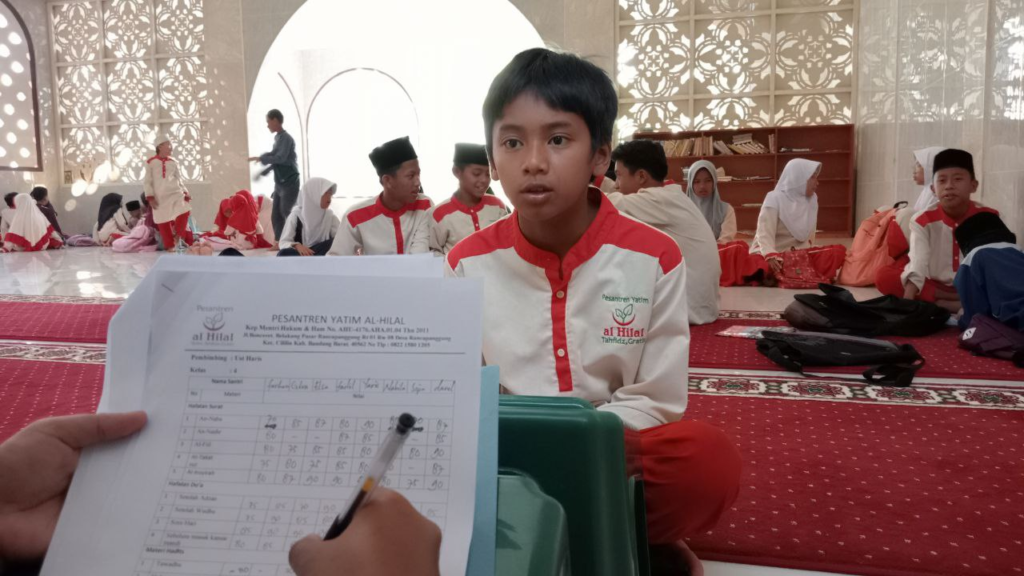 Suasana Hari Ketiga Ujian Anak-Anak LKSA Al Hilal