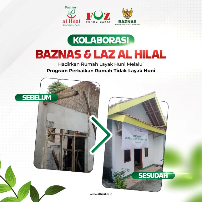 Bersama Badan Amil Zakat Nasional, LAZ Al Hilal Sukses Hadirkan Rumah Layak Huni untuk Wali Murid Yatim LKSA Al Hilal
