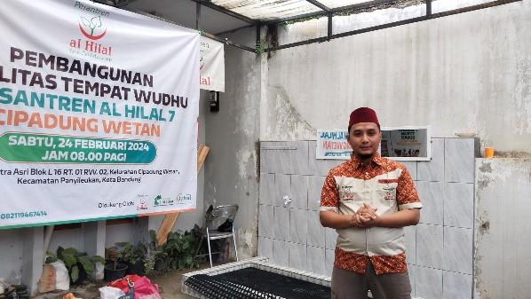 Pelaksanaan Pembangunan Fasilitas Tempat Wudhu LKSA Al Hilal Cipadung Wetan Telah Selesai dan Telah Diresmikan!