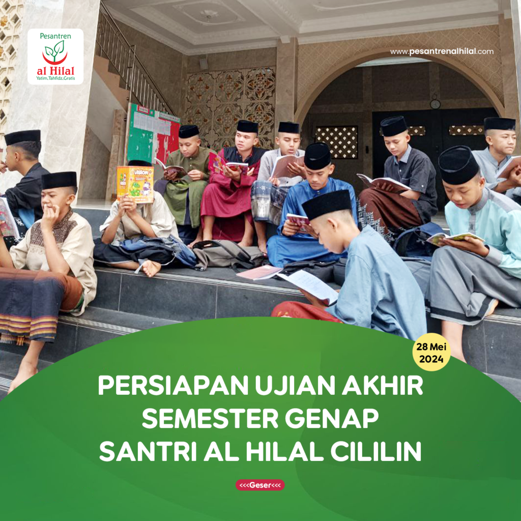 Suasana Belajar Anak-Anak LKSA Al Hilal Cililin dalam Mempersiapkan Ujian Semester Akhir