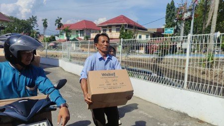 Menutup Perjalanan Sebar Wakaf Quran Tanah Minang, Tim Tiba di Titik Kumpul Kedua di Kota Padang