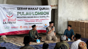 Sebar Wakaf Quran Lombok Nusa Tenggara Barat Memasuki Hari ke-2! LAZISWAF LKSA Al Hilal Salurkan Ribuan Wakaf Quran