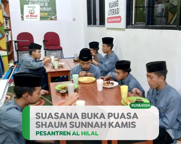 Suasana Buka Puasa Sunnah Kamis Anak-Anak LKSA Al Hilal