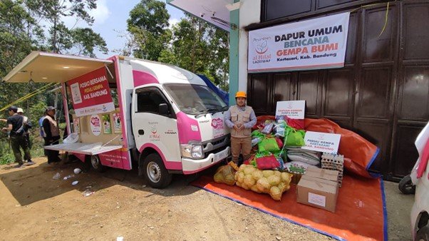 Hari Keempat Pasca Gempa, LAZISWAF Al Hilal Terus Salurkan Bantuan untuk Penyintas Gempa Bumi di Kertasari, Bandung