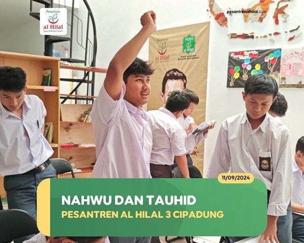 Serunya Kegiatan Belajar Nahwu dan Tauhid di LKSA Al Hilal 3 Cipadung
