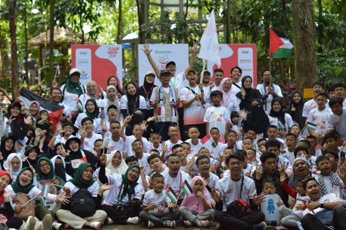 Diikuti Hampir 500 Peserta, LAZISWAF Al Hilal Dukung Palestina Melalui Funwalk “Sejalan Bareng”