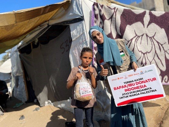 Kolaborasi Bersama MPA Indonesia! LAZISWAF LKSA Al Hilal Berhasil Menyalurkan Bantuan Pangan Untuk 297 Masyarakat Gaza