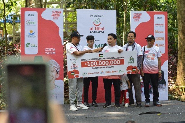 Melalui MPA Indonesia, LAZISWAF Al Hilal Salurkan Rp100 Juta untuk Palestina Dalam Rangkaian Kegiatan Sejalan Bareng Melalui MPA Indonesia, LAZISWAF Al Hilal Salurkan Rp100 Juta untuk Palestina Dalam Rangkaian Kegiatan Sejalan Bareng