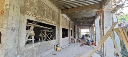 Progres Pemasangan UPVC untuk Atap Masjid LKSA Yatim Penghafal Quran Al Hilal Sudah 85% Selesai