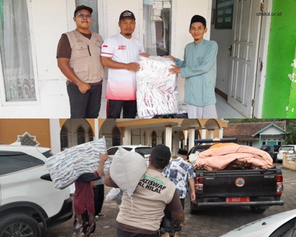 LAZISWAF Al Hilal Salurkan Bantuan Bencana Banjir Bandang untuk Ponpes Al Jihad Gunung Halu
