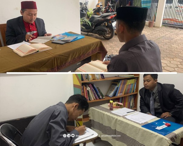 Suasana Ujian Lisan dan Ujian Tertulis Hari Pertama Anak-Anak LKSA Al Hilal