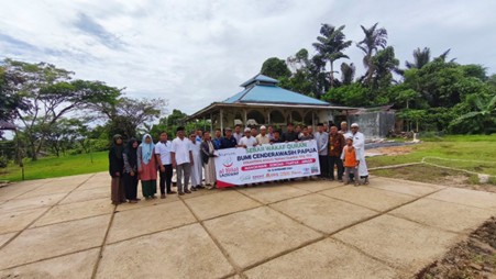 Tim Sebar Wakaf Quran Papua Bagian Wilayah Sorong Tiba di Titik Kumpul Ke-5